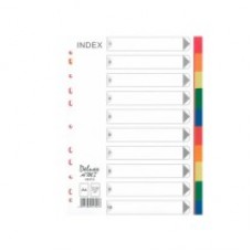 Divider / ATLAS Divider Plastic Colored A4, 10 Tabs